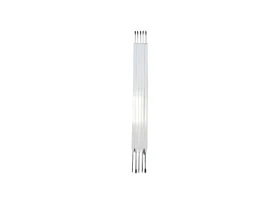 Lot de 10 piquets plastiques blancs 105cm Horizont 125H14476