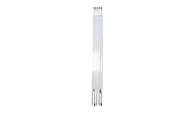 Lot de 10 piquets plastiques blancs 105cm Horizont 125H14476