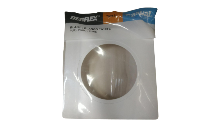 Plaque de finition CASUAL EVO blanc brillant 1 module - Debflex 749630