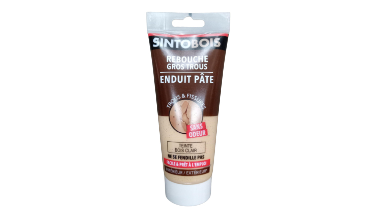 REBOUCHE BOIS POUR GROS TROUS ET FISSURES 330G BOIS CLAIR