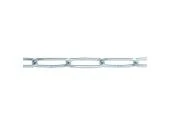 CHAINE ACIER ZINGUE MAILLE LONGUE D2MM LONGUEUR 2.5M 25KG STANDERS