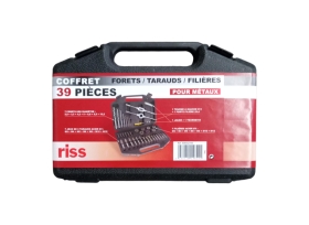 Coffret taraud filière 39 pièces Riss X044Q3150