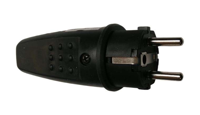 Fiche mâle 220V 2P+T pour caravane