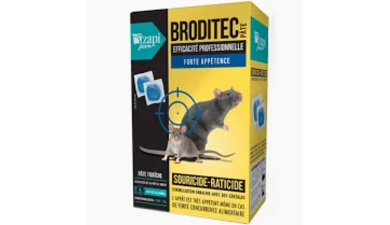 Raticide Souricide pâte fraiche en sachets 150gr