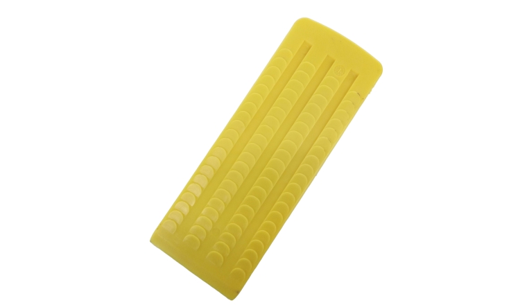 Coin d'abattage jaune 19cm plastique Muller 0327.19