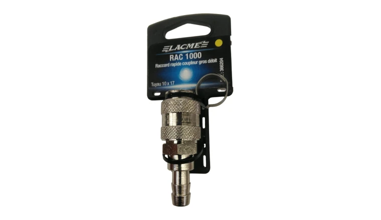 Raccord série 1000 tuyau Ø 10mm passage 7,2mm Lacme 366204