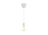 MONTURE JULY E27 60W PLASTIQUE BLANC 
