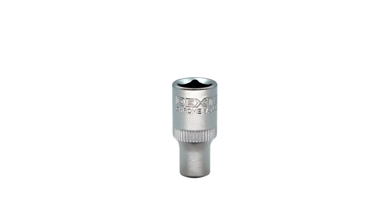 DOUILLE 6 PANS CHROME VANADIUM 1/4 5MM DEXTER 