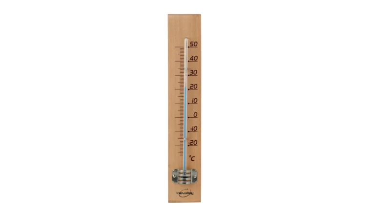 THERMOMETRE BOIS CLAIR 18CM 