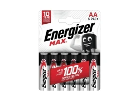 Pile  LR6 (AA) High Energy 1.5 V - Lot de 6  - energizer