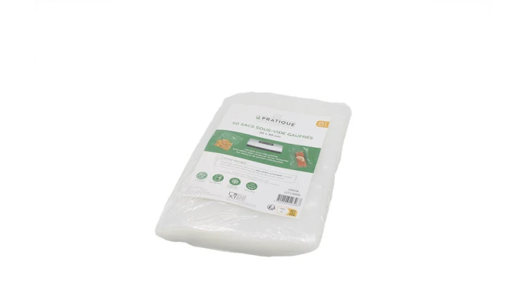 SAC SOUS VIDE GAUFRE 20X30CM LE PRATIQUE SAC50                        