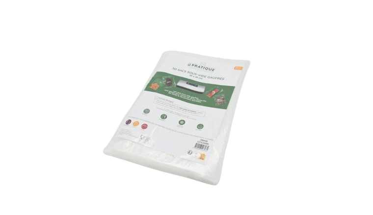 SAC SOUS VIDE GAUFRE 25X35CM LE PRATIQUE SAC50                        