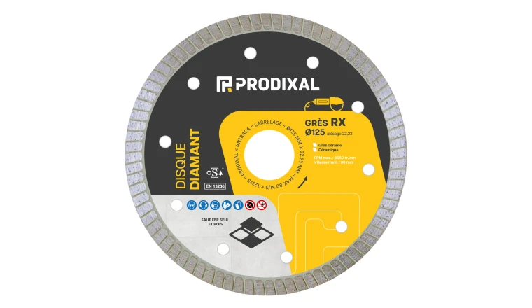 DISQUE DIAM.125 CARRELAGE/GRES/GRANIT 910125 ABRAS
