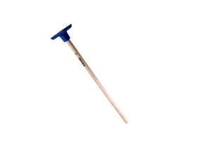 DAME CARREE 5KG 15X15CM ACIER FORGE EMMANCHEE BOIS