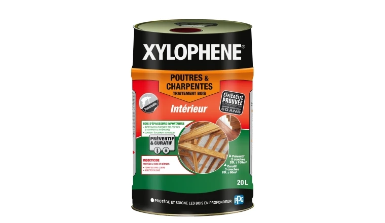 XYLOPHENE TRAITEMENT DU BOIS POUTRE ET CHARPENTE 20L