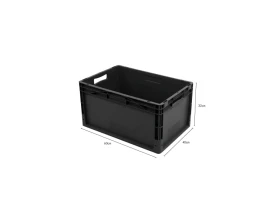 BAC EMPILABLE 60L NOIR