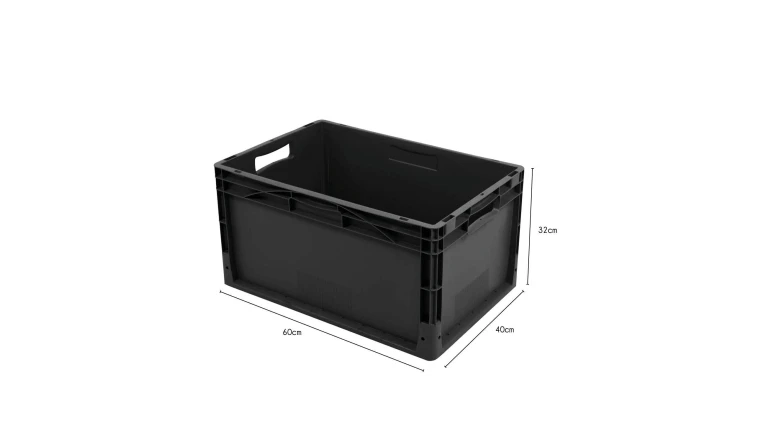 BAC EMPILABLE 60L NOIR