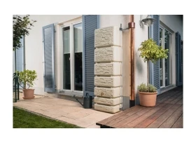 RECUPERATEUR EAU MURALE 300L SABLE 