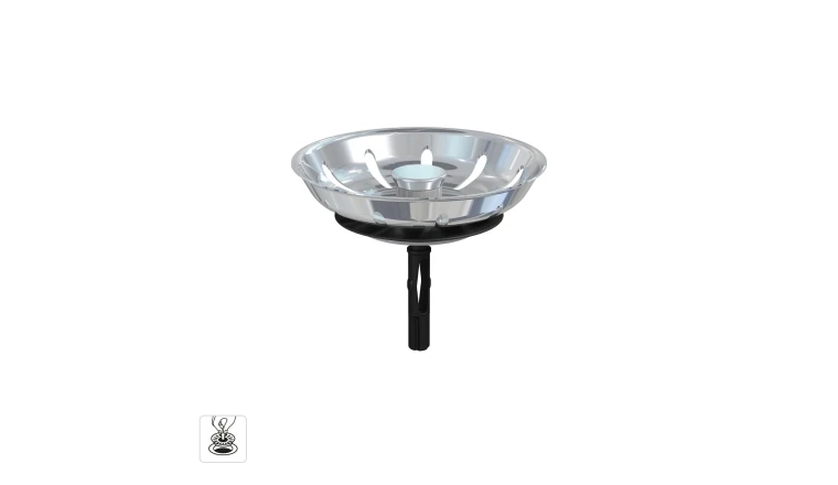 BOUCHON PANIER BONDE INOX D90