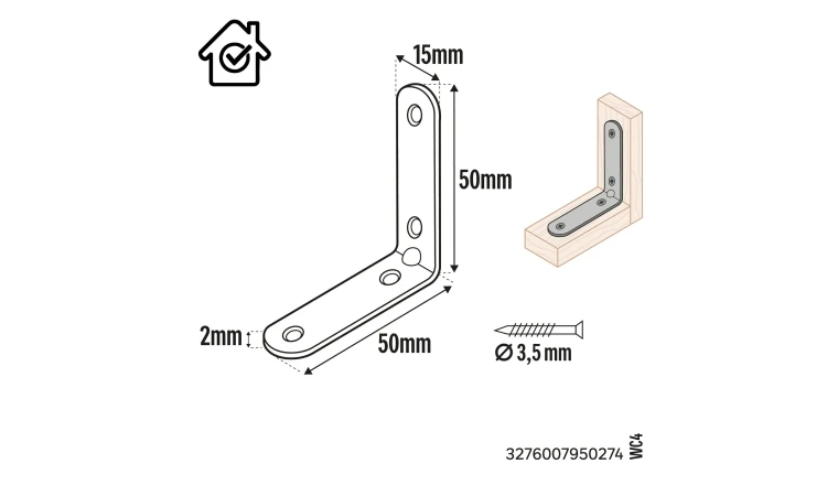 EQUERRE CHAISE ZN 50/15