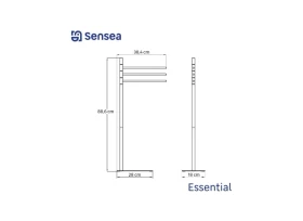 PORTE SERVIETTE 3B MOBILE A PO