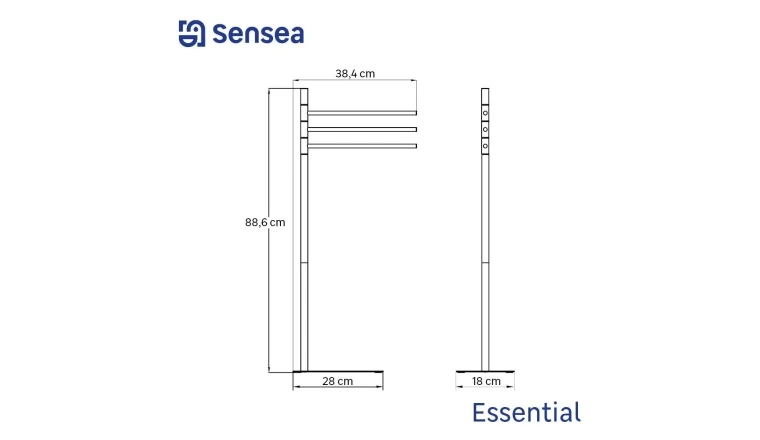 PORTE SERVIETTE 3B MOBILE A PO