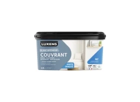 PEINTURE MUR. PLAFOND. BOISERIE. BLANC MAT LUXENS COUVRANT 2.5L