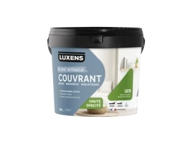 PEINTURE MUR. BOISERIE. RADIATEUR SATIN LUXENS COUVRANT 10L