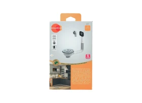 BONDE A PANIER POUR EVIER. GRIS. DIAM.81 MM. EQUATION