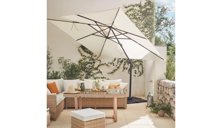 DALLE DE LESTAGE POUR PARASOL DEPORTEE 22KG NOIR