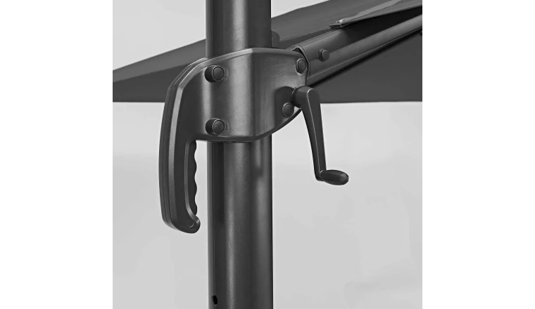 PARASOL DEPORTE AURA RECTANGULAIRE 386.5X281 ANTHRACITE