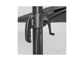 PARASOL DEPORTE AURA RECTANGULAIRE 386.5X281 ANTHRACITE