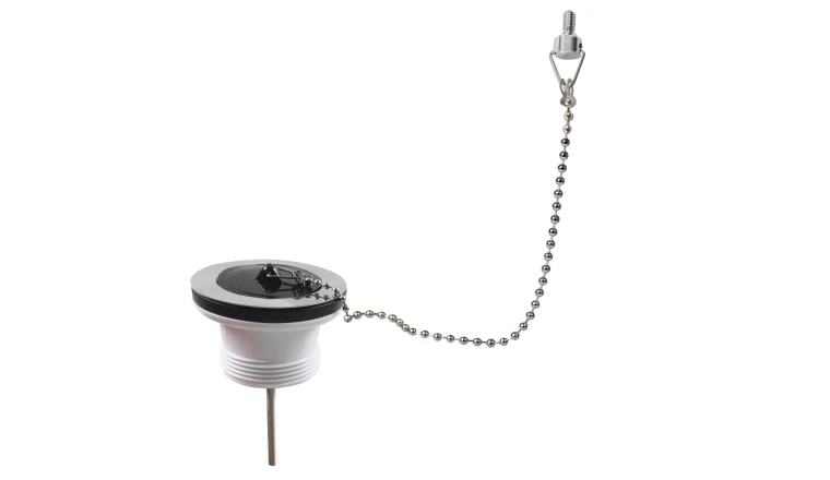 BONDE A BOUCHON POUR EVIER RECYCLE. BLANC. DIAM.70 MM. EQUATION