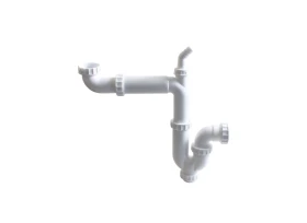 SIPHON POUR EVIER 1 CUVE RECYCLE GAIN DE PLACE DIAM.1 1/2 40MM. EQUATION