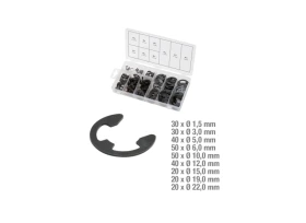 ASSORTIMENT CIRCLIPS TYPE E 300 PIECES