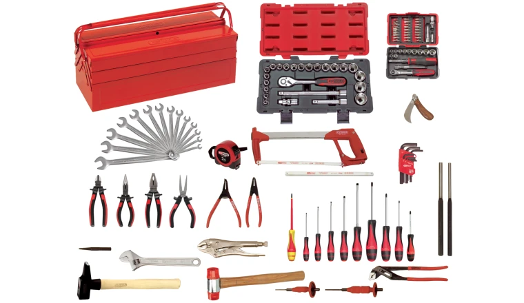 CAISSE OUTILS METAL 130 PIECES
