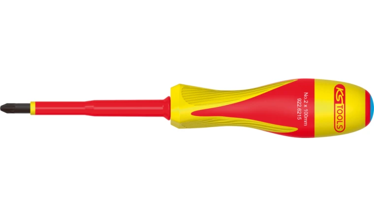 TOURNEVIS POZIDRIVREG BI-MATIERE ISOLE 1000V. PZ2
