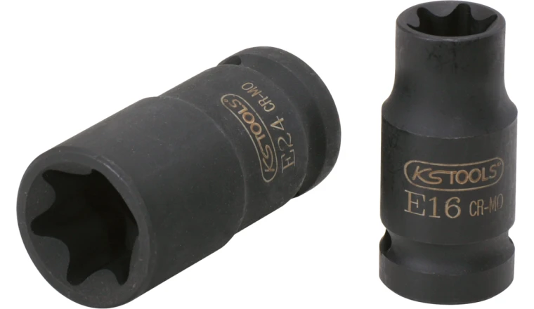 DOUILLE A CHOCS COURTE TORX® 1 2 . E24