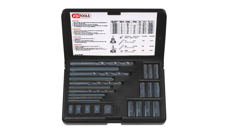 COFFRET D'EXTRACTEURS POUR VIS ET ECROUS. 25 PIECES