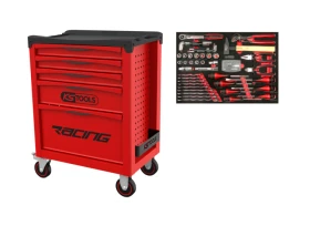 SERVANTE RACING 5 TIROIRS + COMPOSITION 84 PIECES