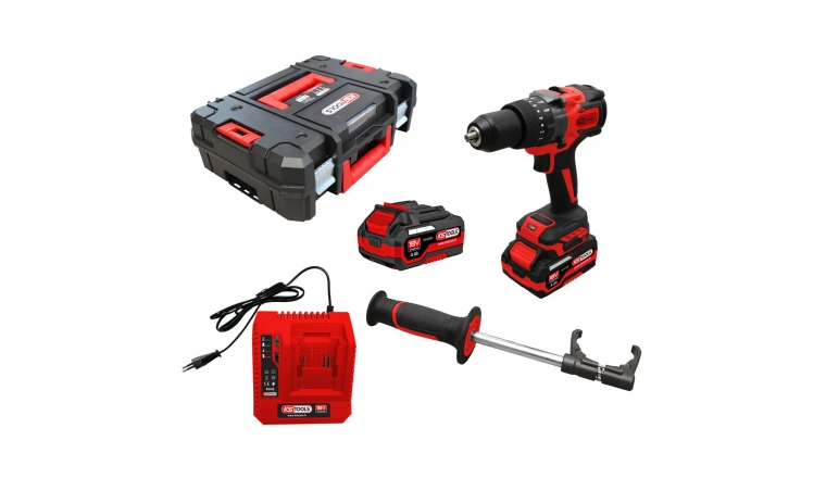 PERCEUSE VISSEUSE KS TOOLS 150 NM + 2 BATTERIES 4AH + CHARGEUR