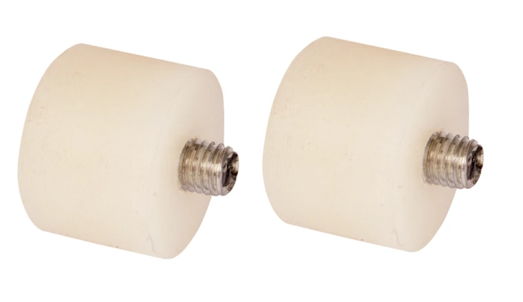 JEU DE 2 EMBOUTS PLASTIQUE POUR MAILLET A TETE 28 MM 140.5201