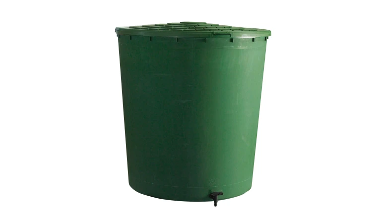 RECUPERATEUR ROND 500L VERT COUV+ROB BELLI