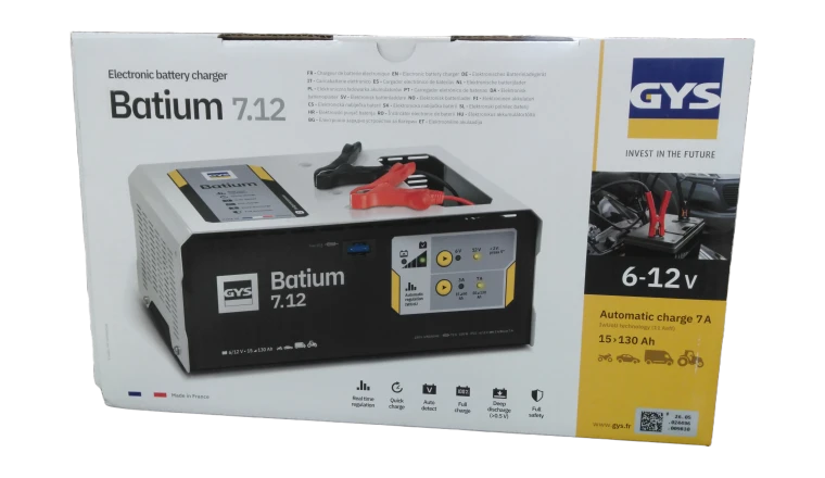 Chargeur Batium 7.12 Gys pour batteries 6/12V réf 024496