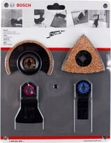 Bosch 2608661695 - Set carrelage 4 accessoires pour outil multifonction