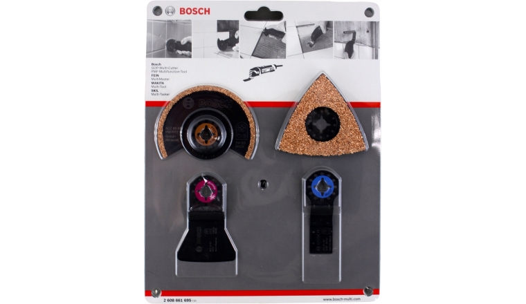 Bosch 2608661695 - Set carrelage 4 accessoires pour outil multifonction