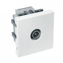 Mécanisme Prise TV blanc brillant CASUAL - Debflex 742184