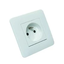 Prise 2P+T Casual Blanc Brillant complète - Debflex 742700