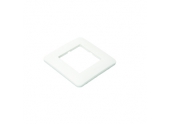Plaque de finition CASUAL blanc brillant 1 module - Debflex 742001