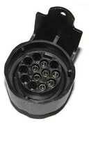 Adaptateur remorque 7/13 broches plastique